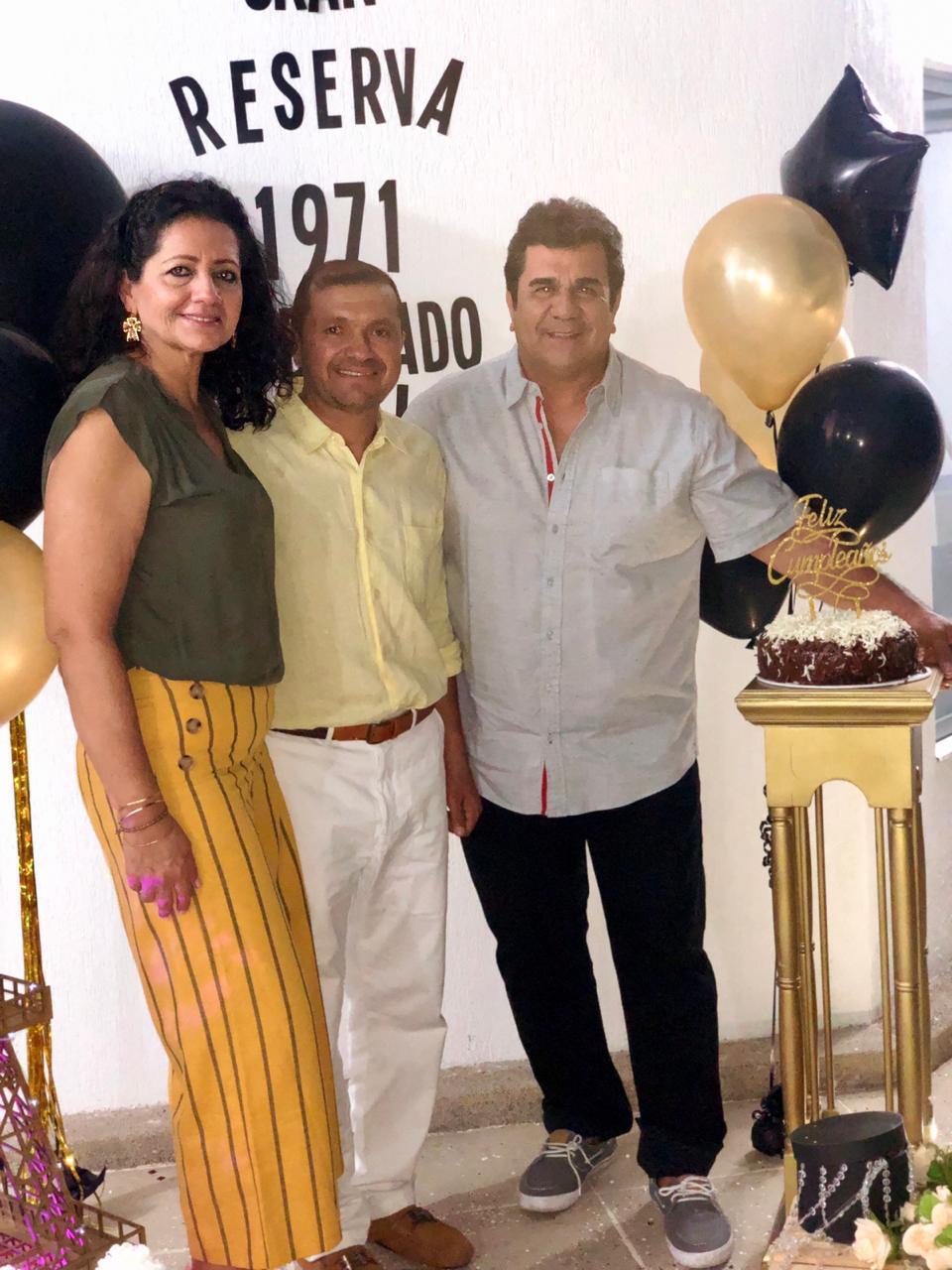 Nubia Cubillos, René Cantillo y Roberto Escobar.